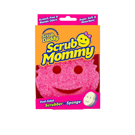 Scrub Daddy - Scrub Mommy Dual Sided Scrubber & Sponge in Pink - Image 01