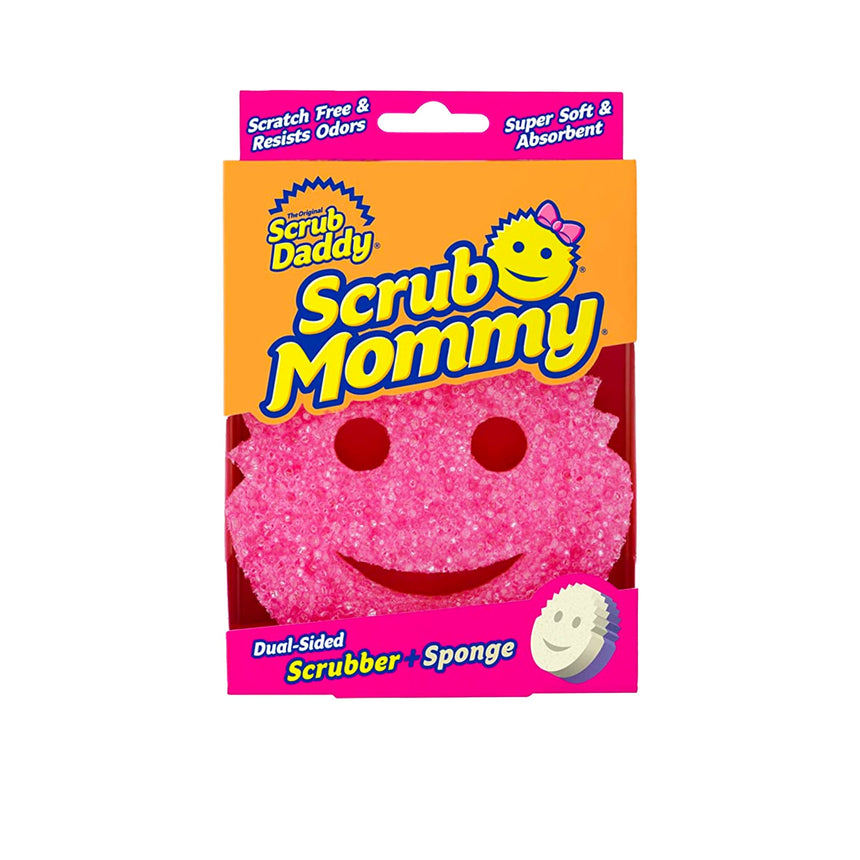 Scrub Daddy - Scrub Mommy Dual Sided Scrubber & Sponge in Pink - Image 01