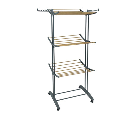 Seymour's 3 Tier Foldable Airer with Hanger Rack - Image 01