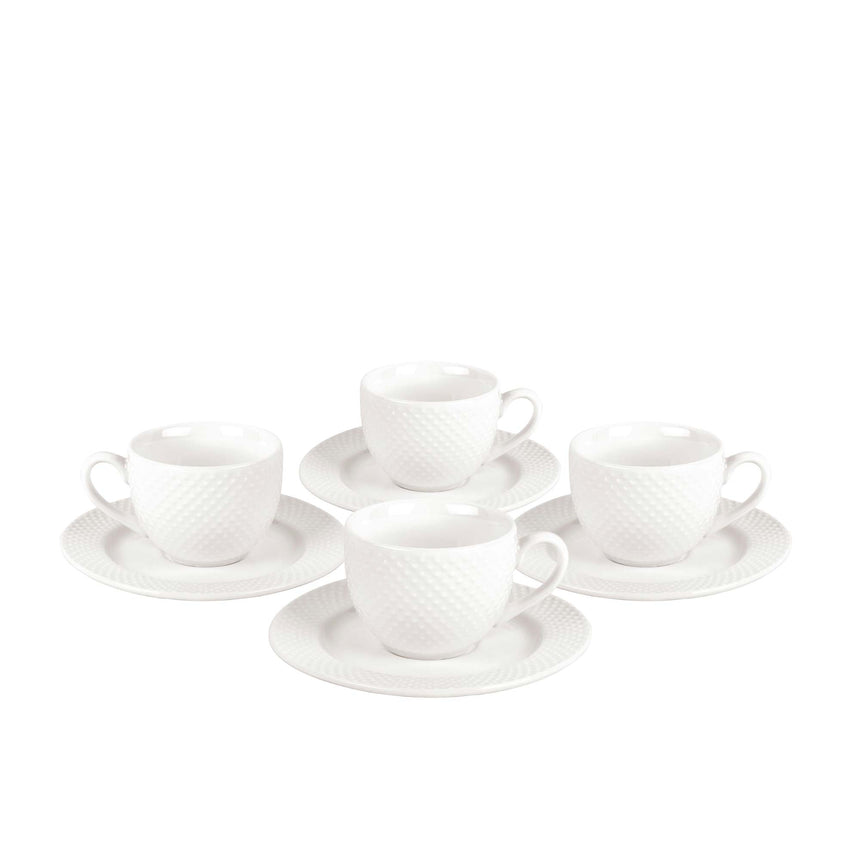 Shervin Verkil Prominence Espresso Cup & Saucer 100ml Set of 4 - Image 01