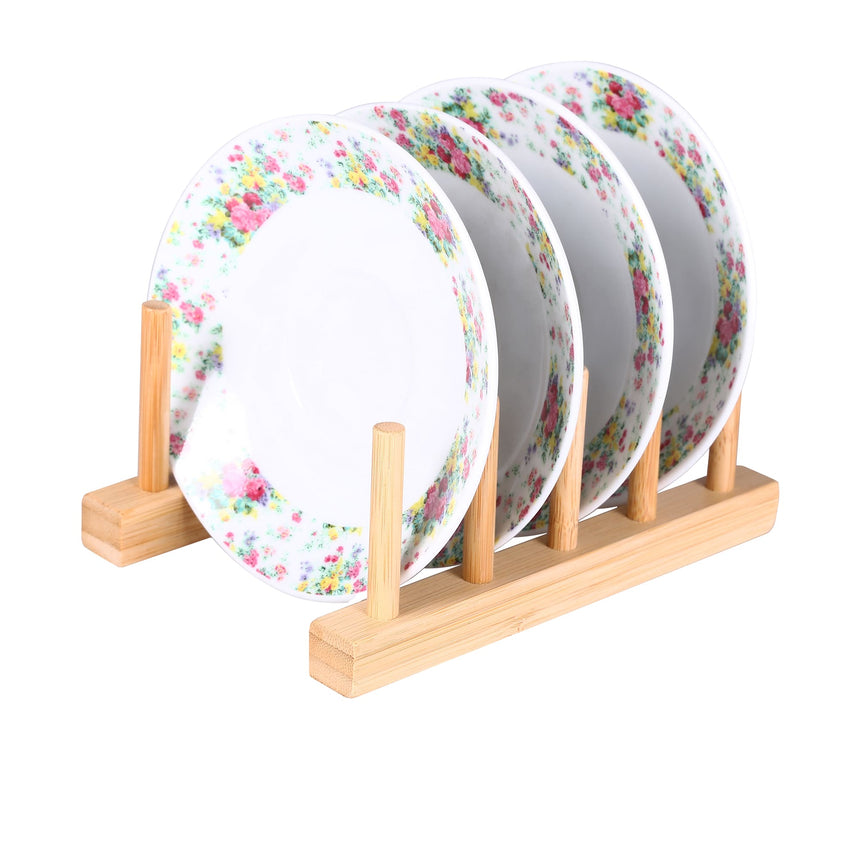 Sherwood Bamboo Standing Plate Rack 2pk - Image 02