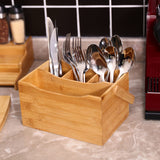 Sherwood Bamboo Cutlery Caddy - Image 02