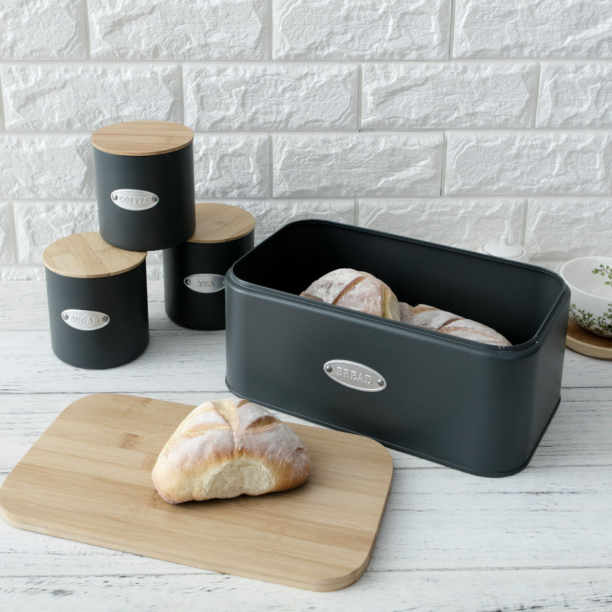 Sherwood Home Bread Box and Canister Set 4pc - Image 03