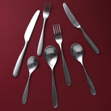 Sherwood Nouveau Cutlery Set 56pc Matte Silver - Image 03