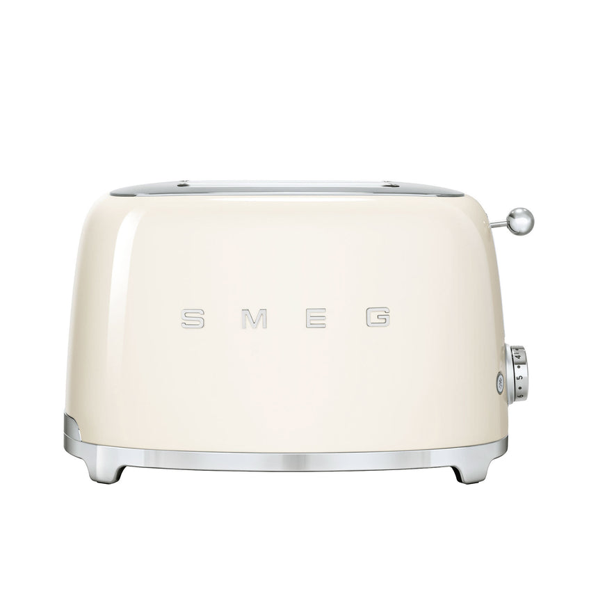 Smeg 50's Retro Style TSF01 2 Slice Toaster Cream - Image 03