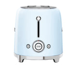 Smeg 50's Retro Style TSF01 2 Slice Toaster in Pastel in Blue - Image 04