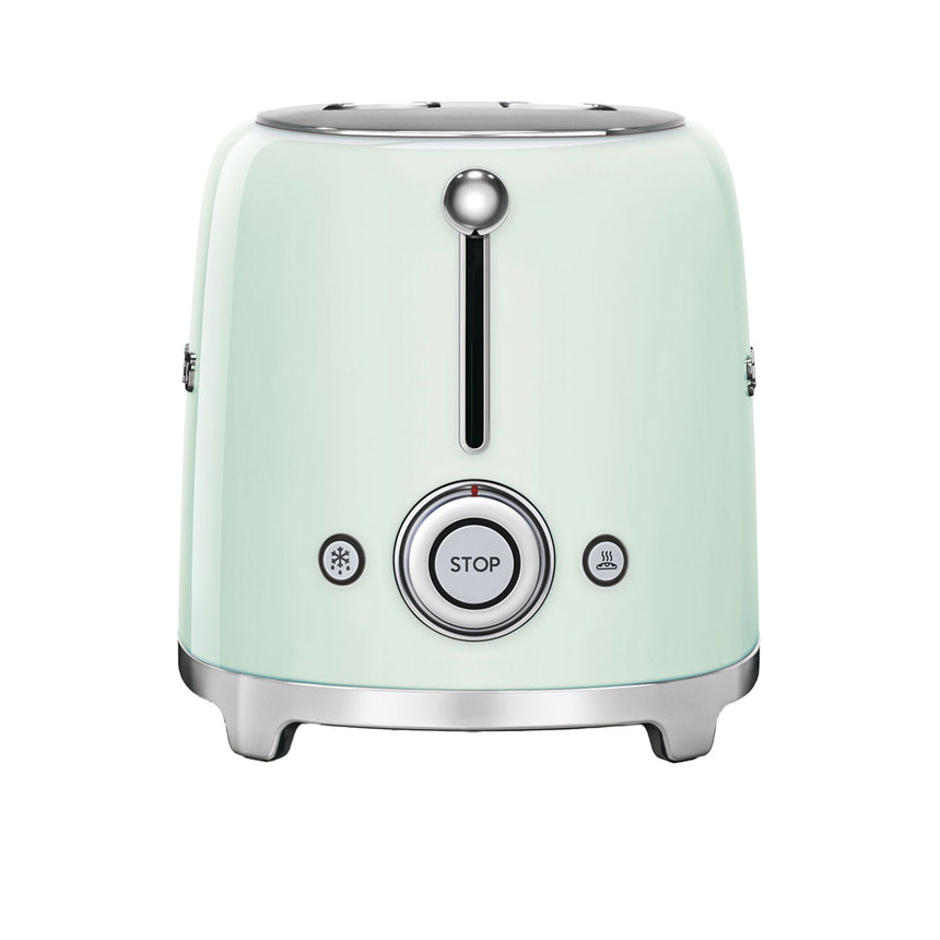 Smeg 50's Retro Style TSF01 2 Slice Toaster in Pastel Green - Image 05