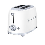 Smeg 50's Retro Style TSF01 2 Slice Toaster in White - Image 01