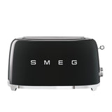 Smeg 50's Retro Style TSF02 4 Slice Toaster in Black - Image 04