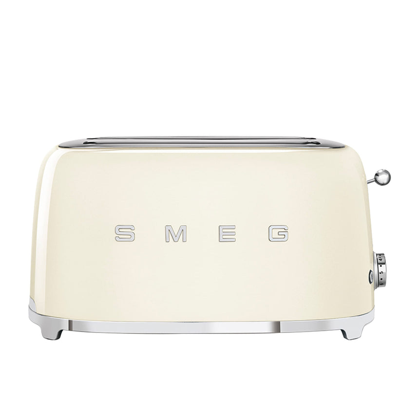 Smeg 50's Retro Style TSF02 4 Slice Toaster Cream - Image 03