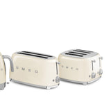 Smeg 50's Retro Style TSF02 4 Slice Toaster Cream - Image 05