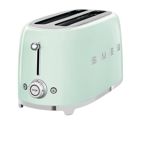 Smeg 50's Retro Style TSF02 4 Slice Toaster in Pastel Green - Image 01