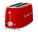 Smeg 50's Retro Style TSF02 4 Slice Toaster in Red - Image 01