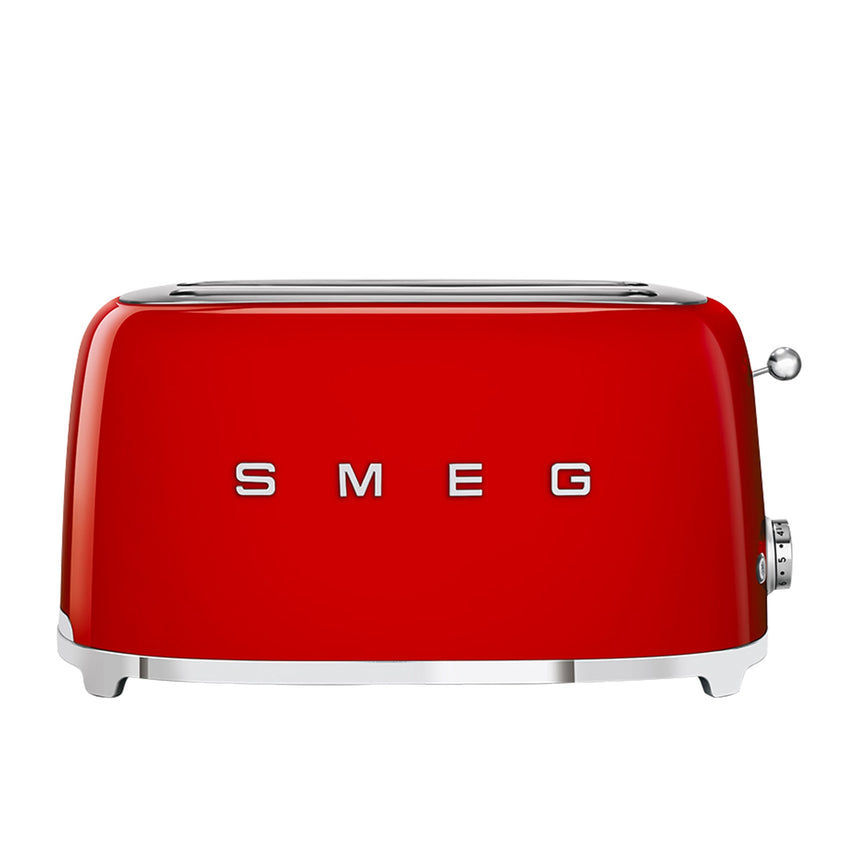 Smeg 50's Retro Style TSF02 4 Slice Toaster in Red - Image 05