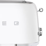 Smeg 50's Retro Style TSF02 4 Slice Toaster in White - Image 04