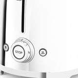 Smeg 50's Retro Style TSF02 4 Slice Toaster in White - Image 05