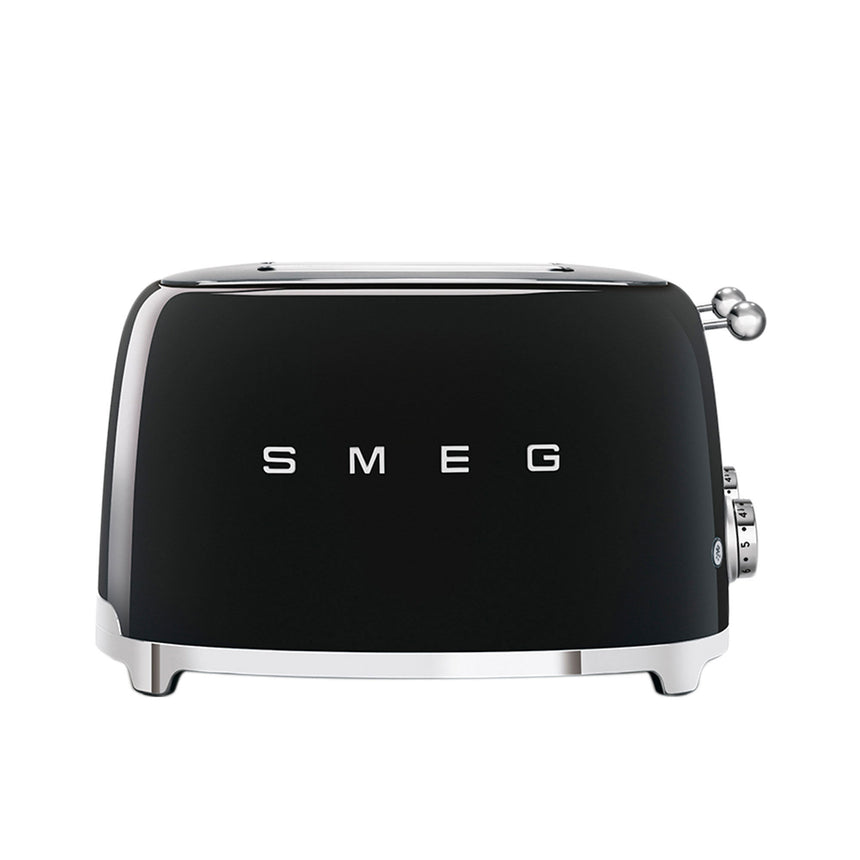 Smeg 50's Retro Style TSF03 4 Slot Toaster in Black - Image 05