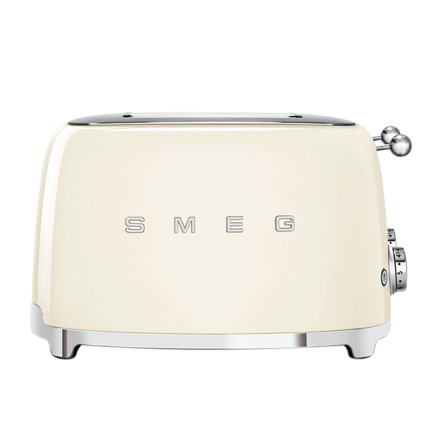 Smeg 50's Retro Style TSF03 4 Slot Toaster Cream - Image 05