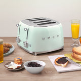 Smeg 50's Retro Style TSF03 4 Slot Toaster in Pastel Green - Image 04