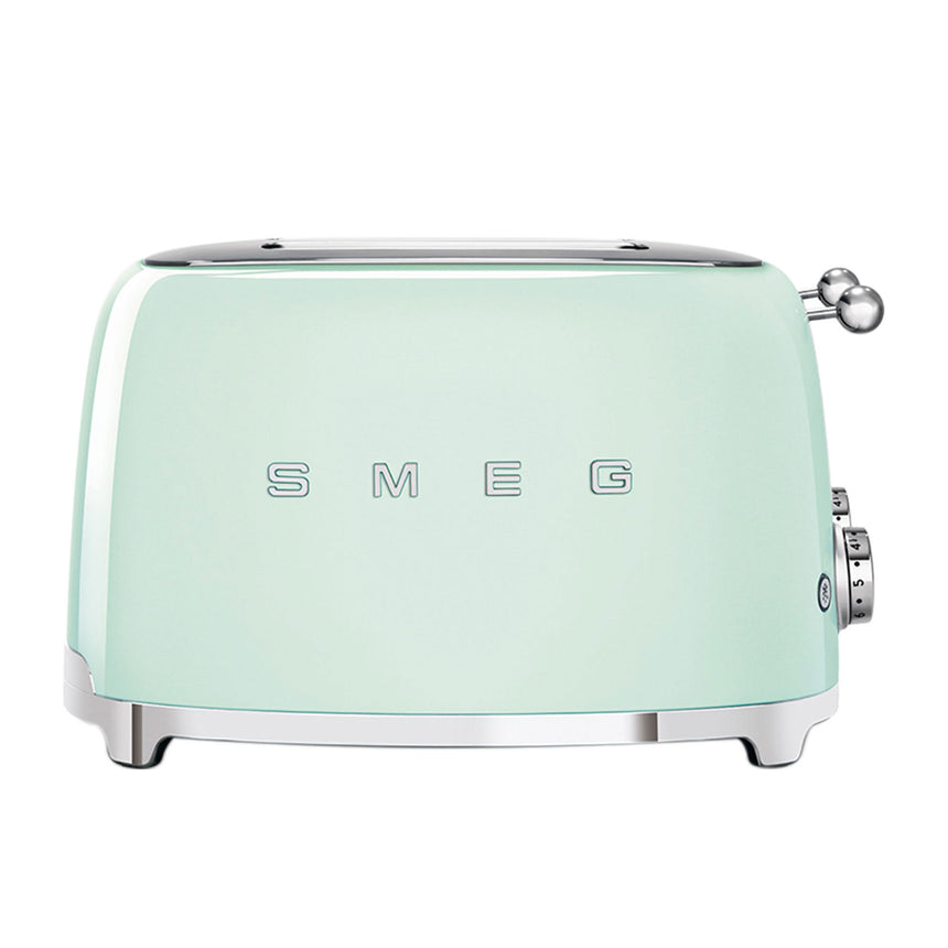 Smeg 50's Retro Style TSF03 4 Slot Toaster in Pastel Green - Image 06