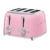 Smeg 50's Retro Style TSF03 4 Slot Toaster in Pink - Image 01