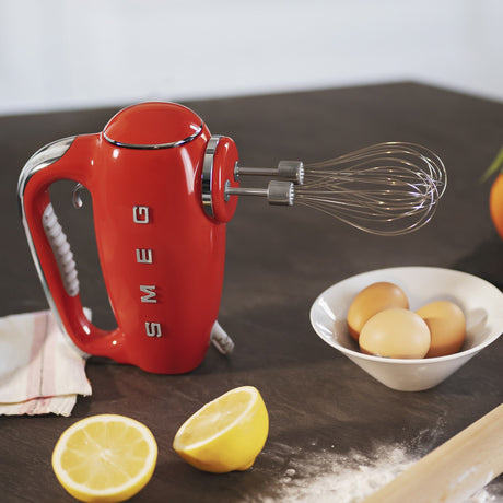 Smeg 50's Retro Style HMF01 Digital Hand Mixer in Red - Image 02