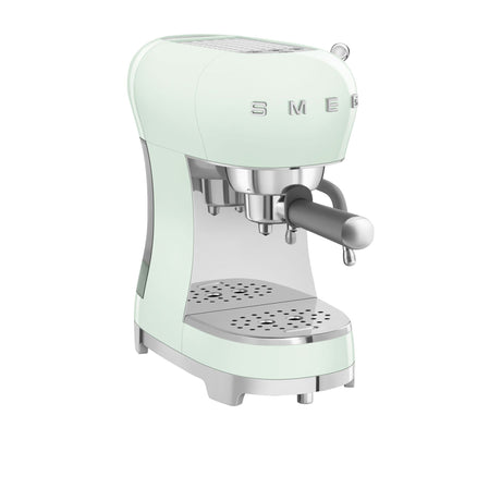 Smeg 50's Retro Style ECF02 Espresso Coffee Machine Pastel Green - Image 01