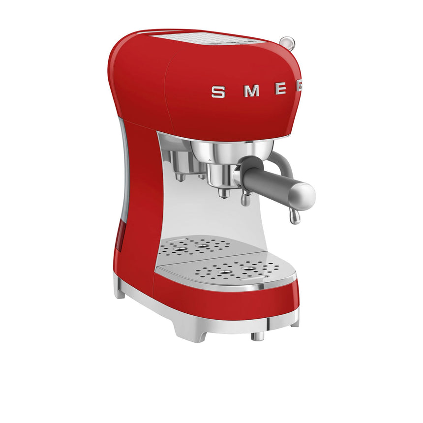 Smeg 50's Retro Style ECF02 Espresso Coffee Machine Red - Image 01