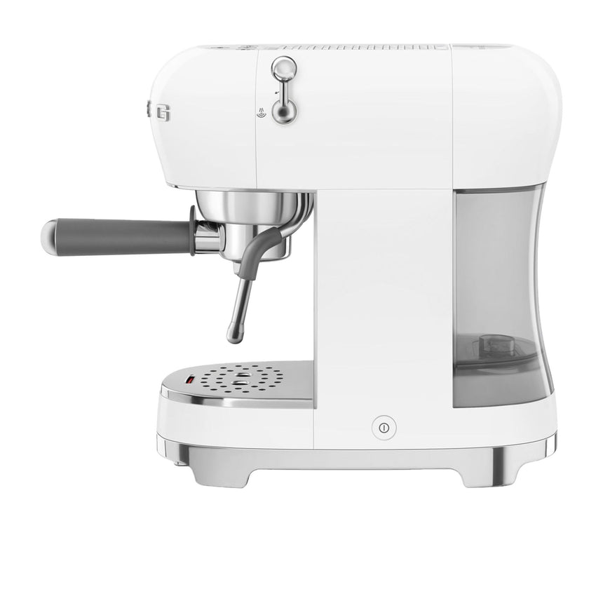 Smeg 50's Retro Style ECF02 Espresso Coffee Machine White - Image 05