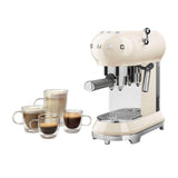 Smeg 50's Retro Style ECF01 Espresso Coffee Machine Cream - Image 05