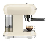 Smeg 50's Retro Style ECF01 Espresso Coffee Machine Cream - Image 02