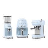 Smeg 50's Retro Style ECF01 Espresso Coffee Machine in Pastel in Blue - Image 04