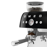 Smeg 50's Retro Style EGF03 Espresso Machine with Built In Grinder in Black - Image 03