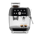 Smeg 50's Retro Style EGF03 Espresso Machine with Built In Grinder in Black - Image 05