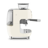 Smeg 50's Retro Style EGF03 Espresso Machine with Built In Grinder Cream - Image 03