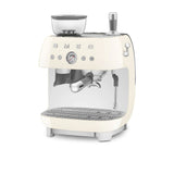 Smeg 50's Retro Style EGF03 Espresso Machine with Built In Grinder Cream - Image 04