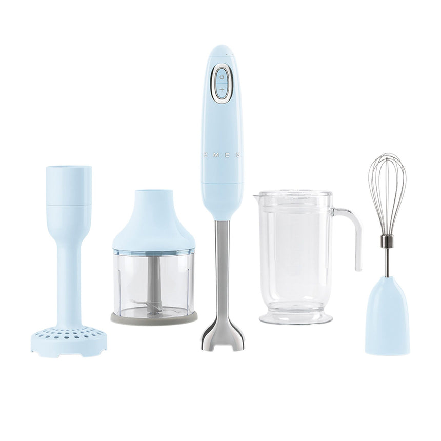 Smeg 50's Retro Style HBF22 Hand Blender 700W Pastel Blue - Image 01