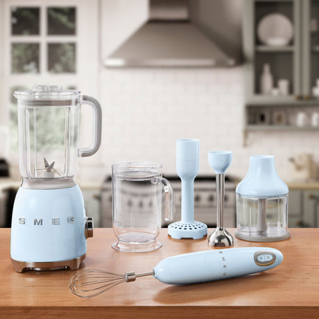 Smeg 50's Retro Style HBF22 Hand Blender 700W Pastel Blue - Image 02