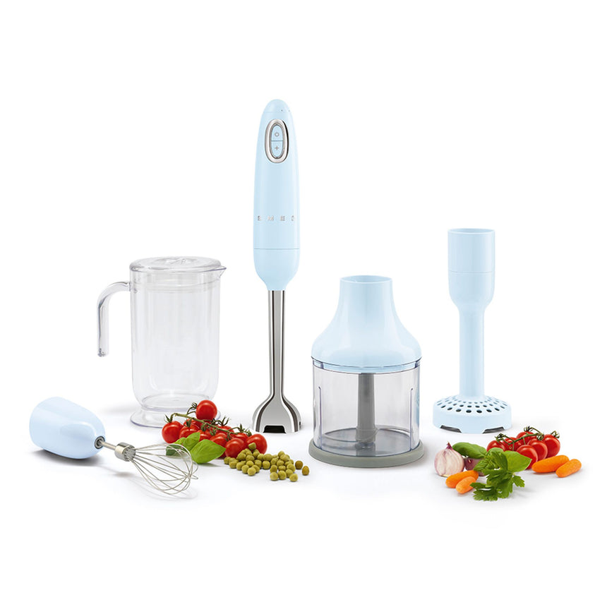 Smeg 50's Retro Style HBF22 Hand Blender 700W Pastel Blue - Image 05