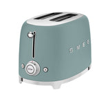 Smeg 50's Retro Style TSF01 2 Slice Toaster Matte Emerald Green - Image 01