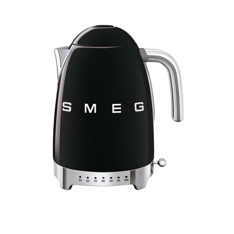 Smeg 50's Retro Style KLF04 Variable Temperature Kettle 1.7 litre in Black - Image 01