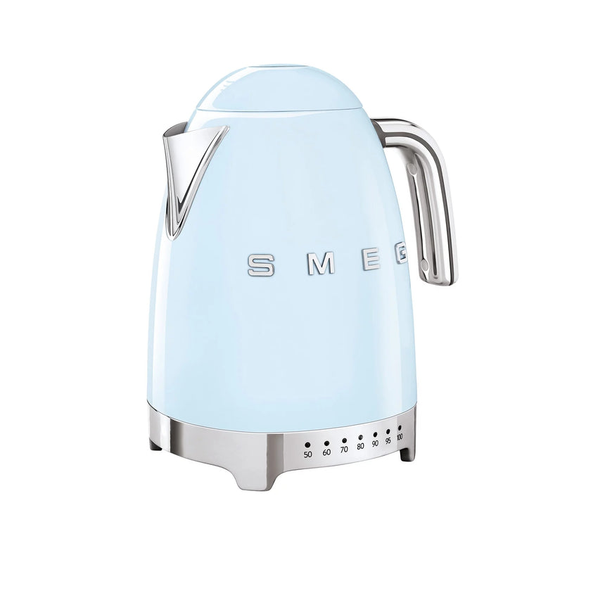 Smeg 50's Retro Style KLF04 Variable Temperature Kettle 1.7 litre in Pastel in Blue - Image 02