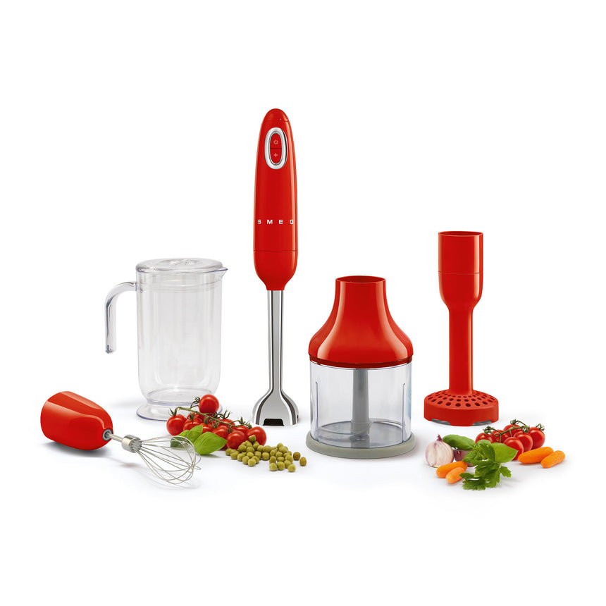 Smeg 50's Retro Style HBF02 Hand Blender 700W in Red - Image 06