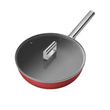 Smeg Non Stick Wok 30cm in Red - Image 02