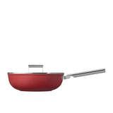 Smeg Non Stick Wok 30cm in Red - Image 04