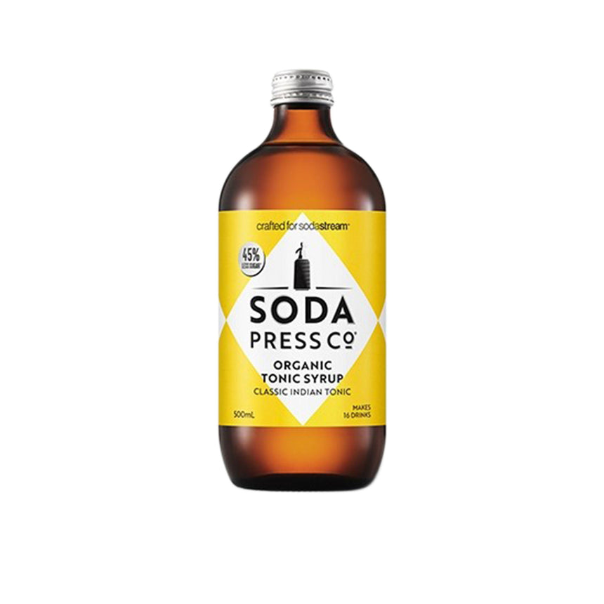 SodaStream Soda Press Co Organic Soda Syrup Indian Tonic - Image 01