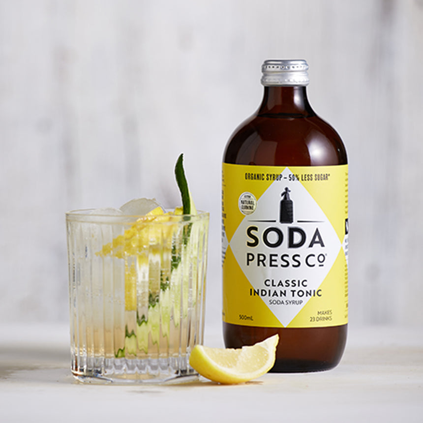 SodaStream Soda Press Co Organic Soda Syrup Indian Tonic - Image 02