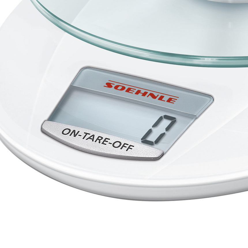 Soehnle Roma Plus Digital Kitchen Scale 5Kg in White - Image 02