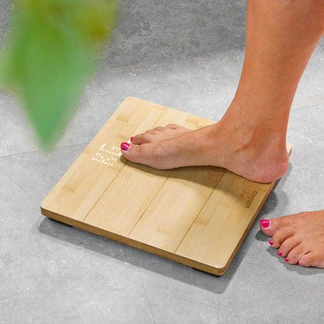 Soehnle Style Sense Bamboo Magic Bathroom Scale - Image 02