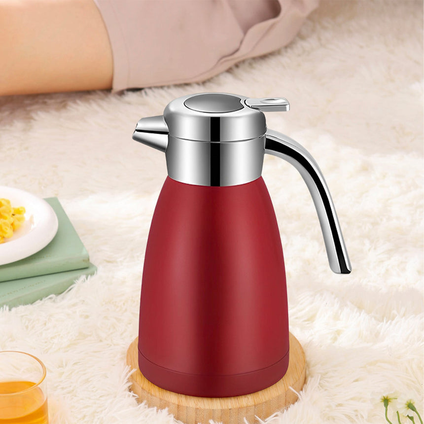 Soga Stainless Steel Insulated Jug 1.8L Red - Image 03